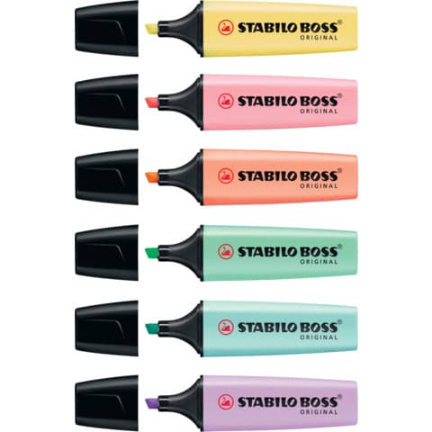 Evidenziatore Stabilo Boss Original Pastel 2-5 mm rosa pesca 70/126